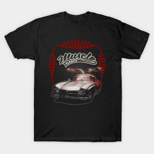 Mercedes 300SL Gullwing 1954 car muscle T-Shirt